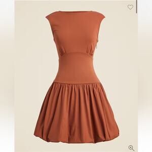 J.Crew Bubble-hem mixy dress